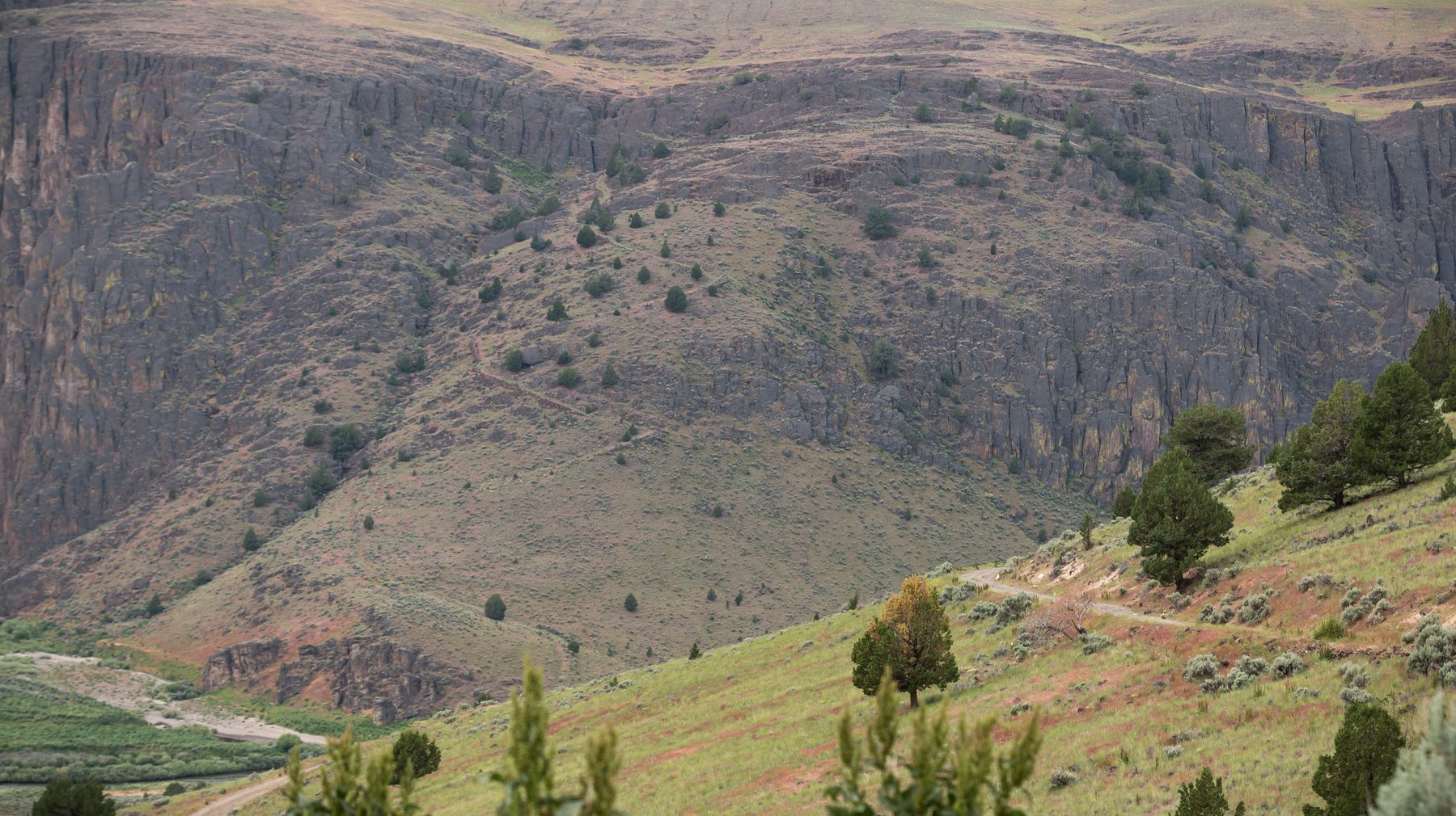 Riverside hot springs at Three Forks in the Owyhee canyon